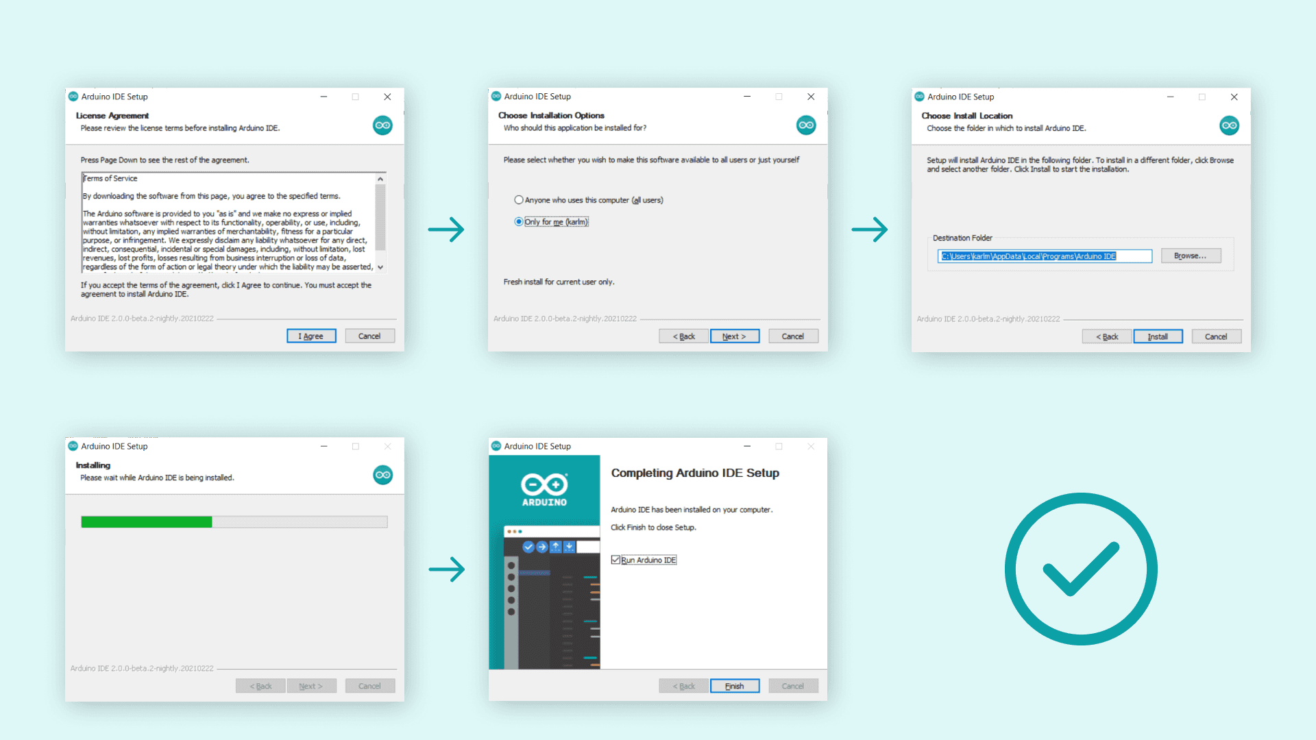 Screenshot of the Arduino IDE